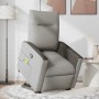 Sillón de masaje reclinable de pie de tela gris nube de , Sillones - Ref: Foro24-3324058, Precio: 291,92 €, Descuento: %