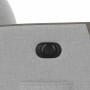 Sillón reclinable eléctrico de tela gris nube de , Sillones - Ref: Foro24-3324079, Precio: 228,12 €, Descuento: %