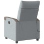Sillón reclinable de masaje eléctrico tela gris claro de , Sillones - Ref: Foro24-3324085, Precio: 250,13 €, Descuento: %