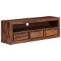 Mueble de TV de madera maciza de acacia 120x30x40 cm en Muebles TV | Comprar online en Foru.es