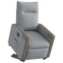 Sillón eléctrico reclinable elevable de tela gris claro de , Sillones - Ref: Foro24-3324100, Precio: 320,60 €, Descuento: %