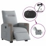 Sillón eléctrico reclinable elevable de tela gris claro de , Sillones - Ref: Foro24-3324100, Precio: 320,60 €, Descuento: %