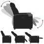 Sillón eléctrico reclinable elevable de tela negro de , Sillones - Ref: Foro24-3324102, Precio: 323,94 €, Descuento: %