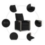 Sillón eléctrico reclinable elevable de tela negro de , Sillones - Ref: Foro24-3324102, Precio: 323,94 €, Descuento: %