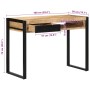 Escritorio 100x50x75 cm madera maciza mango de , Escritorios - Ref: Foro24-4015931, Precio: 202,75 €, Descuento: %