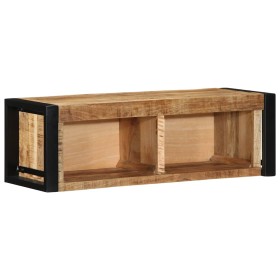 Mueble de TV madera maciza de mango rugosa 80x30x25 cm de , Almacenamiento para CD y DVD - Ref: Foro24-4015933, Precio: 112,2...