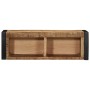 Mueble de TV madera maciza de mango rugosa 80x30x25 cm de , Almacenamiento para CD y DVD - Ref: Foro24-4015933, Precio: 112,2...