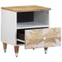 Mesitas de noche 2 uds madera maciza de mango 40x33x46 cm de , Mesitas de noche - Ref: Foro24-4018671, Precio: 118,16 €, Desc...