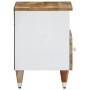Mesitas de noche 2 uds madera maciza de mango 40x33x46 cm de , Mesitas de noche - Ref: Foro24-4018671, Precio: 118,16 €, Desc...