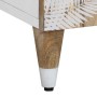 Aparador de madera maciza de mango 60x33,5x75 cm de , Almacenamiento para CD y DVD - Ref: Foro24-4018690, Precio: 121,98 €, D...