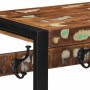Perchero multicolor madera maciza reciclada 80x35x35 cm de , Percheros para sombreros y abrigos - Ref: Foro24-4015938, Precio...
