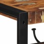Perchero multicolor madera maciza reciclada 80x35x35 cm de , Percheros para sombreros y abrigos - Ref: Foro24-4015938, Precio...