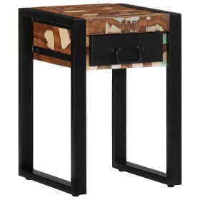 Mesa auxiliar multicolor 35x35x50 cm madera maciza reciclada de , Mesas auxiliares - Ref: Foro24-4015944, Precio: 80,26 €, De...