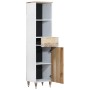 Mueble de baño madera maciza de mango 38x33,5x160 cm de , Muebles de baño - Ref: Foro24-4018686, Precio: 115,51 €, Descuento: %