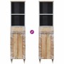 Mueble de baño madera maciza de mango 38x33,5x160 cm de , Muebles de baño - Ref: Foro24-4018686, Precio: 115,51 €, Descuento: %