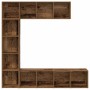 Estantería para libros 3 uds madera vieja madera de ingeniería de , Librerías y estanterías - Ref: Foro24-3328549, Precio: 17...