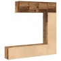 Estantería para libros 3 uds madera vieja madera de ingeniería de , Librerías y estanterías - Ref: Foro24-3328549, Precio: 17...