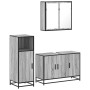 Set de muebles de baño 3 pzas madera contrachapada gris sonoma de , Muebles de baño - Ref: Foro24-3300953, Precio: 242,10 €, ...