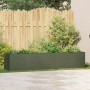 Jardinera de acero laminado en frío verde oliva 200x40x40 cm de , Maceteros y jardineras - Ref: Foro24-860685, Precio: 132,02...