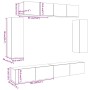 Conjunto de mueble de TV 6 piezas montado la pared madera vieja de , Muebles TV - Ref: Foro24-3329001, Precio: 276,65 €, Desc...