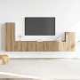 Mueble para TV de pared madera contrachapada artesanal 4 piezas de , Muebles TV - Ref: Foro24-3329216, Precio: 152,16 €, Desc...