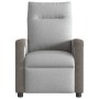 Sillón de masaje reclinable de tela gris nube de , Sillones - Ref: Foro24-4104843, Precio: 206,64 €, Descuento: %