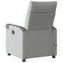 Sillón de masaje reclinable de tela gris nube de , Sillones - Ref: Foro24-4104843, Precio: 206,64 €, Descuento: %