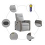 Sillón de masaje reclinable de tela gris nube de , Sillones - Ref: Foro24-4104843, Precio: 206,64 €, Descuento: %