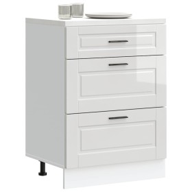 Mueble bajo de cocina Porto alto brillo blanco de , Armarios de cocina - Ref: Foro24-854261, Precio: 133,29 €, Descuento: %
