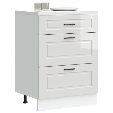 Mueble bajo de cocina Porto alto brillo blanco de , Armarios de cocina - Ref: Foro24-854261, Precio: 133,29 €, Descuento: %