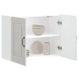 Armario de pared de cocina Kalmar blanca de alto brillo de , Armarios de cocina - Ref: Foro24-853589, Precio: 81,72 €, Descue...