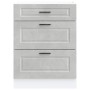 Mueble bajo de cocina porto gris cemento madera reconstituida de , Armarios de cocina - Ref: Foro24-854263, Precio: 107,11 €,...