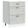 Mueble bajo de cocina porto gris cemento madera reconstituida de , Armarios de cocina - Ref: Foro24-854263, Precio: 107,11 €,...