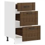 Mueble bajo de cocina Lucca roble marrón de , Armarios de cocina - Ref: Foro24-854237, Precio: 88,02 €, Descuento: %
