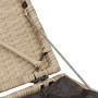 Taburetes de jardín con cojines 2 uds beige 40x40x43 cm de , Otomanas de exterior - Ref: Foro24-4104043, Precio: 127,50 €, De...