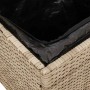 Taburetes de jardín con cojines 2 uds beige 40x40x43 cm de , Otomanas de exterior - Ref: Foro24-4104043, Precio: 127,50 €, De...
