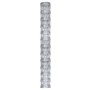 Valla de jardín de acero galvanizado plateado 50x1,25 m de vidaXL, Paneles de vallas - Ref: Foro24-149487, Precio: 57,77 €, D...