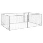 Perrera de exterior puerta acero galvanizado plateado 3x2x1 m de , Casetas para perros - Ref: Foro24-4105413, Precio: 111,78 ...