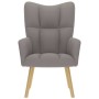 Sillón de relax de tela gris taupe de , Sillones - Ref: Foro24-4016773, Precio: 112,68 €, Descuento: %