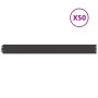 Bordes para césped 50 uds acero laminado frío negro 10x103 cm de , Ribetes y bordes para jardín - Ref: Foro24-860136, Precio:...