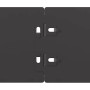 Bordes para césped 50 uds acero laminado frío negro 10x103 cm de , Ribetes y bordes para jardín - Ref: Foro24-860136, Precio:...