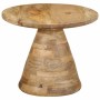 Mesa auxiliar madera maciza de mango Ø50x40 cm de , Mesas auxiliares - Ref: Foro24-4017536, Precio: 138,91 €, Descuento: %