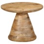 Mesa auxiliar madera maciza de mango Ø50x40 cm de , Mesas auxiliares - Ref: Foro24-4017536, Precio: 138,91 €, Descuento: %