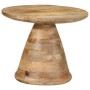 Mesa auxiliar madera maciza de mango Ø50x40 cm de , Mesas auxiliares - Ref: Foro24-4017536, Precio: 138,91 €, Descuento: %