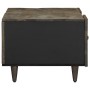 Mesa de centro madera maciza de mango gris claro 100x54x40 cm de , Mesas de centro - Ref: Foro24-4017804, Precio: 136,13 €, D...