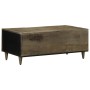 Mesa de centro madera maciza de mango gris claro 100x54x40 cm de , Mesas de centro - Ref: Foro24-4017804, Precio: 136,13 €, D...