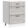 Mueble bajo de cocina Lucca madera contrachapada gris sonoma de , Armarios de cocina - Ref: Foro24-854275, Precio: 111,38 €, ...