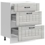 Mueble bajo de cocina Lucca madera contrachapada gris sonoma de , Armarios de cocina - Ref: Foro24-854275, Precio: 111,38 €, ...