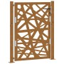 Puerta de jardín de acero desgastado diseño ligero 105x130 cm de , Puertas de jardín - Ref: Foro24-4100955, Precio: 209,91 €,...