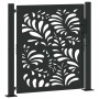 Puerta de jardín diseño ondulado de acero negro 105x106 cm de , Puertas de jardín - Ref: Foro24-4100969, Precio: 211,01 €, De...